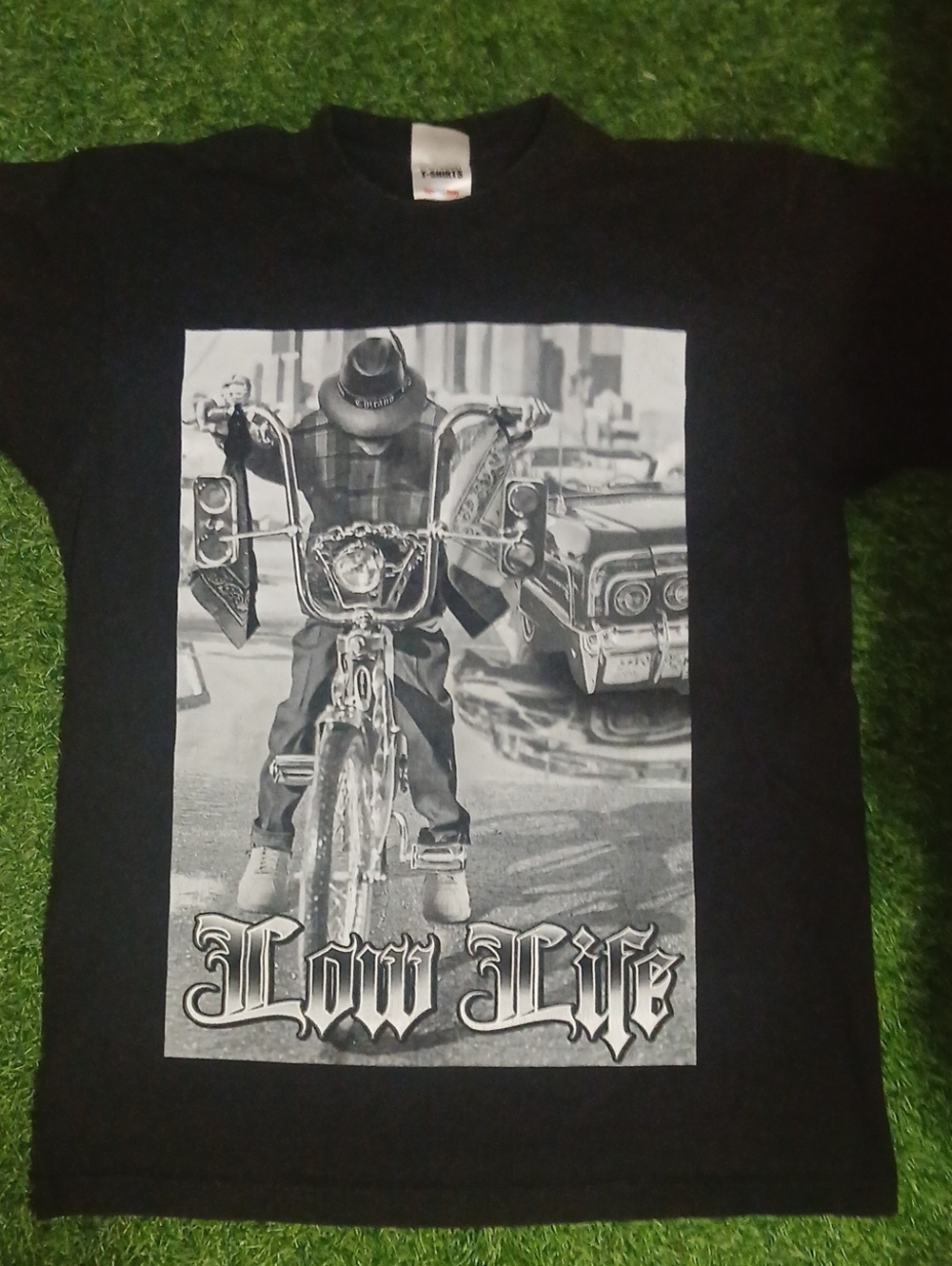 Black 'Low Life' Graphic Kids Tee - Short Sleeve